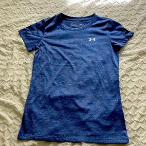 Purple Under-armor athletic top